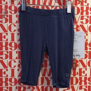 Silkberry Baby Capri Leggings with Rhinestone, NEW WITH TAGS